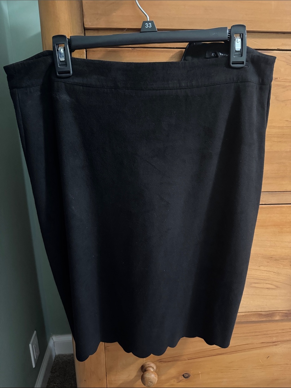 41 Hawthorn Black Pencil Skirt